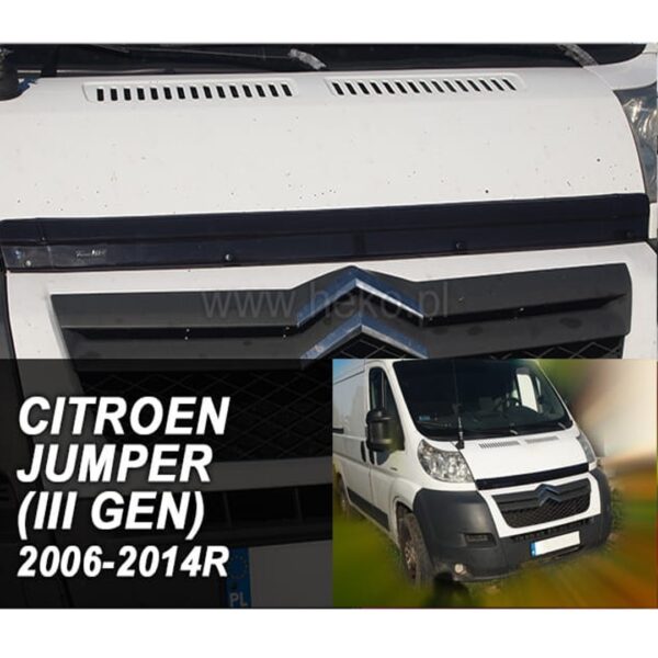 Heko ΑΝΕΜΟΘΡΑΥΣΤΗΣ ΚΑΠΩ ΑΥΤΟΚΙΝΗΤΟΥ ΓΙΑ FIAT DUCATO III / CITROEN JUMPER II / PEUGEOT BOXER II 2006-2014 ΑΠΟ ΕΥΚΑΜΠΤΟ ΦΙΜΕ ΠΛΑΣΤΙΚΟ HEKO - 1 ΤΕΜ. - Image 2