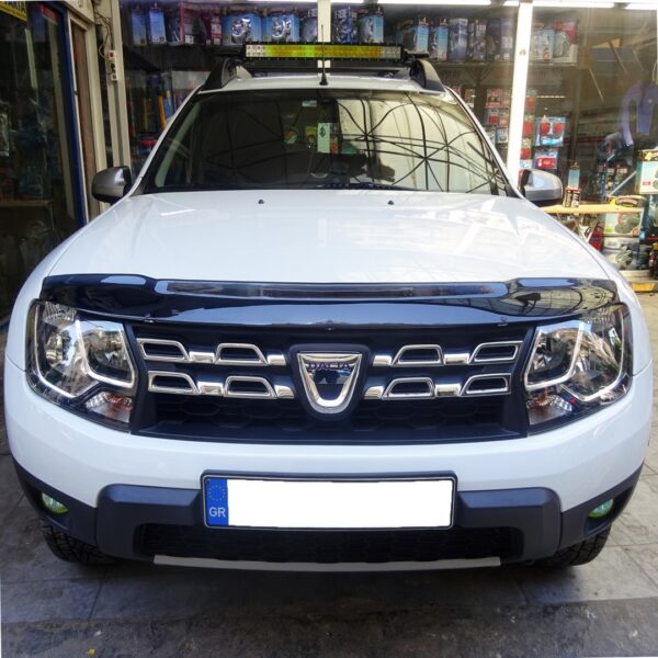 Heko ΑΝΕΜΟΘΡΑΥΣΤΗΣ ΚΑΠΩ ΑΥΤΟΚΙΝΗΤΟΥ ΓΙΑ DACIA DUSTER 2010-2018 ΑΠΟ ΕΥΚΑΜΠΤΟ ΦΙΜΕ ΠΛΑΣΤΙΚΟ HEKO - 1 ΤΕΜ. - Image 2