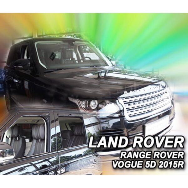 Heko ΑΝΕΜΟΘΡΑΥΣΤΕΣ ΓΙΑ LAND ROVER RANGE ROVER VOGUE IV 5D 2012+ ΣΕΤ ΑΥΤΟΚΙΝΗΤΟΥ ΑΠΟ ΕΥΚΑΜΠΤΟ ΦΙΜΕ ΠΛΑΣΤΙΚΟ HEKO - 4 ΤΕΜ.