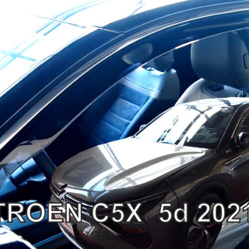Heko ΑΝΕΜΟΘΡΑΥΣΤΕΣ ΓΙΑ CITROEN C5 X 5D 2021+  SET ΑΠΟ ΕΥΚΑΜΠΤΟ ΦΙΜΕ ΠΛΑΣΤΙΚΟ HEKO – 4 ΤΕΜ.