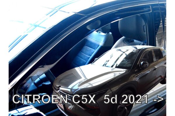 Heko ΑΝΕΜΟΘΡΑΥΣΤΕΣ ΓΙΑ CITROEN C5 X 5D 2021+  SET ΑΠΟ ΕΥΚΑΜΠΤΟ ΦΙΜΕ ΠΛΑΣΤΙΚΟ HEKO - 4 ΤΕΜ.