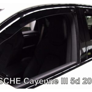 Heko ΑΝΕΜΟΘΡΑΥΣΤΕΣ ΓΙΑ PORSCHE CAYENNE 5D 2017+ - ΣΕΤ ΑΥΤΟΚΙΝΗΤΟΥ ΑΠΟ ΕΥΚΑΜΠΤΟ ΦΙΜΕ ΠΛΑΣΤΙΚΟ HEKO - 4 ΤΕΜ.