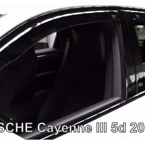Heko ΑΝΕΜΟΘΡΑΥΣΤΕΣ ΓΙΑ PORSCHE CAYENNE 5D 2017+ – ΣΕΤ ΑΥΤΟΚΙΝΗΤΟΥ ΑΠΟ ΕΥΚΑΜΠΤΟ ΦΙΜΕ ΠΛΑΣΤΙΚΟ HEKO – 4 ΤΕΜ.