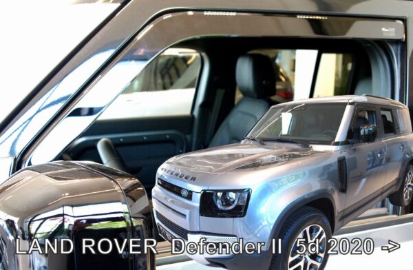 Heko ΑΝΕΜΟΘΡΑΥΣΤΕΣ ΓΙΑ LAND ROVER DEFENDER 5D 2020+ ΖΕΥΓΑΡΙ ΑΠΟ ΕΥΚΑΜΠΤΟ ΦΙΜΕ ΠΛΑΣΤΙΚΟ HEKO - 2 ΤΕΜ.