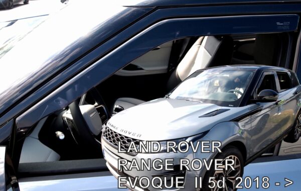 Heko ΑΝΕΜΟΘΡΑΥΣΤΕΣ ΓΙΑ LAND ROVER RANGE ROVER EVOQUE 5D 2018+ ΣΕΤ ΑΥΤΟΚΙΝΗΤΟΥ ΑΠΟ ΕΥΚΑΜΠΤΟ ΦΙΜΕ ΠΛΑΣΤΙΚΟ HEKO - 4 ΤΕΜ.