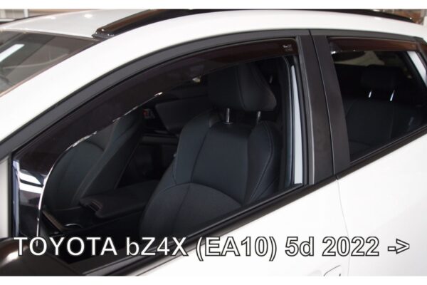 Heko ΑΝΕΜΟΘΡΑΥΣΤΕΣ ΓΙΑ TOYOTA BZ4X (EA10) 5D 2022+ ΣΕΤ ΑΥΤΟΚΙΝΗΤΟΥ ΑΠΟ ΕΥΚΑΜΠΤΟ ΦΙΜΕ ΠΛΑΣΤΙΚΟ HEKO - 4 ΤΕΜ.