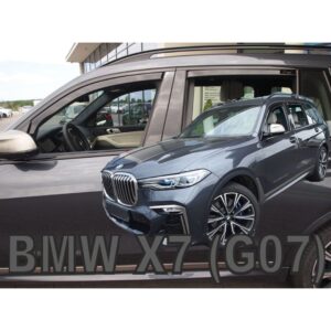 Heko ΑΝΕΜΟΘΡΑΥΣΤΕΣ ΓΙΑ BMW X7 G07 5D 2018+ ΣΕΤ ΑΥΤΟΚΙΝΗΤΟΥ ΑΠΟ ΕΥΚΑΜΠΤΟ ΦΙΜΕ ΠΛΑΣΤΙΚΟ HEKO - 4 ΤΕΜ.