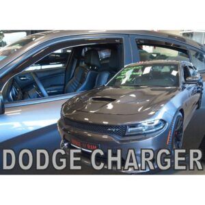 Heko ΑΝΕΜΟΘΡΑΥΣΤΕΣ ΓΙΑ DODGE CHARGER 5D 2011+ ΣΕΤ ΑΥΤΟΚΙΝΗΤΟΥ ΑΠΟ ΕΥΚΑΜΠΤΟ ΦΙΜΕ ΠΛΑΣΤΙΚΟ HEKO - 4 ΤΕΜ.