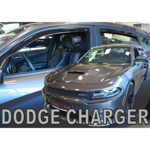 Heko ΑΝΕΜΟΘΡΑΥΣΤΕΣ ΓΙΑ DODGE CHARGER 5D 2011+ ΣΕΤ ΑΥΤΟΚΙΝΗΤΟΥ ΑΠΟ ΕΥΚΑΜΠΤΟ ΦΙΜΕ ΠΛΑΣΤΙΚΟ HEKO – 4 ΤΕΜ.