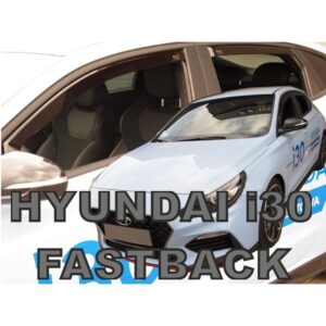 Heko ΑΝΕΜΟΘΡΑΥΣΤΕΣ ΓΙΑ HYUNDAI i30 FASTBACK N 5D 2019+ ΣΕΤ ΑΥΤΟΚΙΝΗΤΟΥ ΑΠΟ ΕΥΚΑΜΠΤΟ ΦΙΜΕ ΠΛΑΣΤΙΚΟ HEKO - 4 ΤΕΜ.