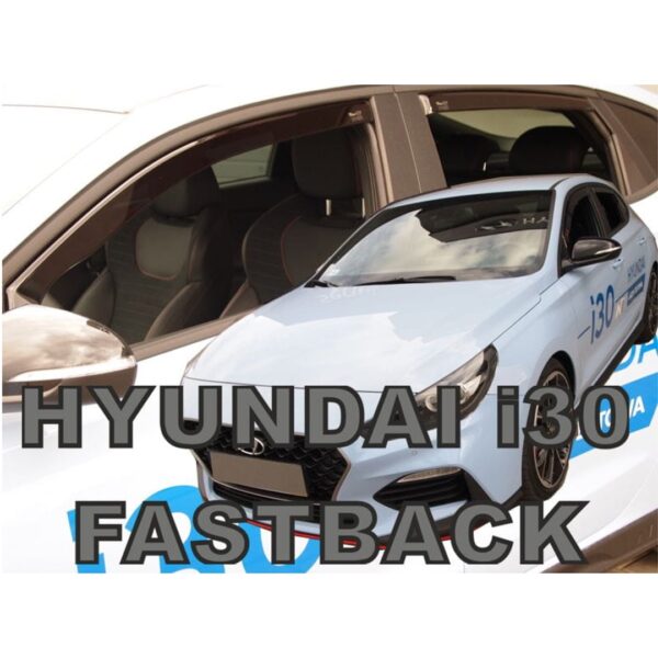Heko ΑΝΕΜΟΘΡΑΥΣΤΕΣ ΓΙΑ HYUNDAI i30 FASTBACK N 5D 2019+ ΣΕΤ ΑΥΤΟΚΙΝΗΤΟΥ ΑΠΟ ΕΥΚΑΜΠΤΟ ΦΙΜΕ ΠΛΑΣΤΙΚΟ HEKO - 4 ΤΕΜ.