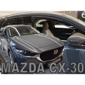 Heko ΑΝΕΜΟΘΡΑΥΣΤΕΣ ΓΙΑ MAZDA CX-30 5D 2019+ ΣΕΤ ΑΥΤΟΚΙΝΗΤΟΥ ΑΠΟ ΕΥΚΑΜΠΤΟ ΦΙΜΕ ΠΛΑΣΤΙΚΟ HEKO - 4 ΤΕΜ.