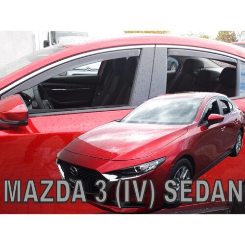Heko ΑΝΕΜΟΘΡΑΥΣΤΕΣ ΓΙΑ MAZDA 3 4D 2019+ ΣΕΤ ΑΥΤΟΚΙΝΗΤΟΥ ΑΠΟ ΕΥΚΑΜΠΤΟ ΦΙΜΕ ΠΛΑΣΤΙΚΟ HEKO – 4 ΤΕΜ.
