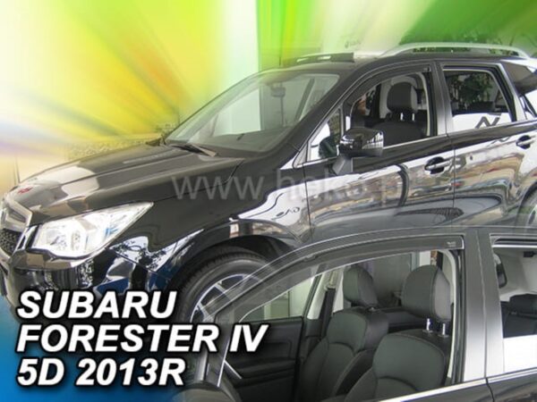 Heko ΑΝΕΜΟΘΡΑΥΣΤΕΣ ΓΙΑ SUBARU FORESTER IV 5D 2013-2018 ΖΕΥΓΑΡΙ ΑΠΟ ΕΥΚΑΜΠΤΟ ΦΙΜΕ ΠΛΑΣΤΙΚΟ HEKO - 2 ΤΕΜ.