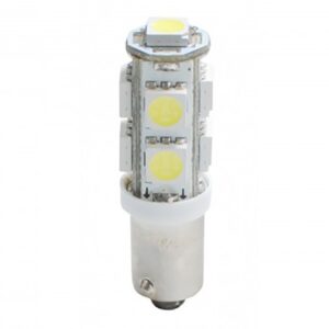 M-Tech T4W 12V 2,16W BA9s (ΜΙΝΙΟΝ) LED 9xSMD5050 ΛΕΥΚΟ BLISTER 2ΤΕΜ. M-TECH