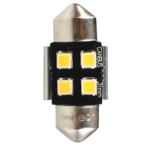 M-Tech ΛΑΜΠΑΚΙΑ ΠΛΑΦΟΝΙΕΡΑΣ C5W/C10W 12V SV8.5 0,5W 31mm 4xSMD2835 LED OSRAM CAN-BUS ΛΕΥΚΟ 2ΤΕΜ. M-TECH