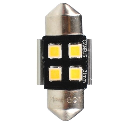M-Tech ΛΑΜΠΑΚΙΑ ΠΛΑΦΟΝΙΕΡΑΣ C5W/C10W 12V SV8.5 0,5W 31mm 4xSMD2835 LED OSRAM CAN-BUS ΛΕΥΚΟ 2ΤΕΜ. M-TECH