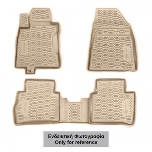 Novline ΜΑΡΚΕ ΠΑΤΑΚΙΑ ΣΕ ΣΚΑΦΗ TPE ΛΑΣΤΙΧΟ ΓΙΑ LEXUS LX570 2012+  ΣΕ ΜΠΕΖ ΧΡΩΜΑ NOVLINE – 3 ΤΕΜ.
