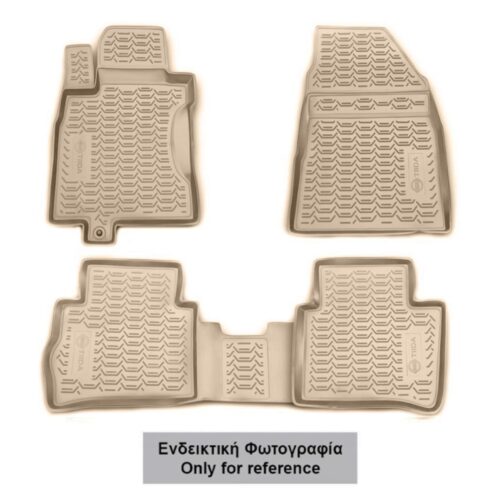 Novline ΜΑΡΚΕ ΠΑΤΑΚΙΑ ΣΕ ΣΚΑΦΗ TPE ΛΑΣΤΙΧΟ ΓΙΑ AUDI Q7 2015+  ΣΕ ΜΠΕΖ ΧΡΩΜΑ NOVLINE – 4 ΤΕΜ.