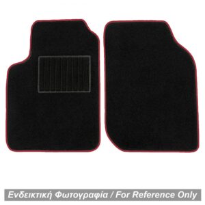 Race Axion ΜΑΡΚΕ ΠΑΤΑΚΙΑ ΜΟΚΕΤΑ ΓΙΑ MERCEDES SMART 450 1998-2006 ΜΑΥΡΟ ΜΕ ΚΟΚΚΙΝΟ ΡΕΛΙ RACE AXION - 2 ΤΕΜ.