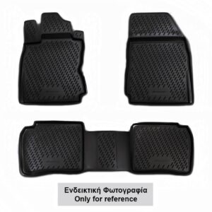 Novline ΜΑΡΚΕ ΠΑΤΑΚΙΑ ΣΕ ΣΚΑΦΗ TPE ΛΑΣΤΙΧΟ ΓΙΑ AUDI A6 C7 SEDAN 2011-2018  ΣΕ ΜΑΥΡΟ ΧΡΩΜΑ NOVLINE - 4 ΤΕΜ.