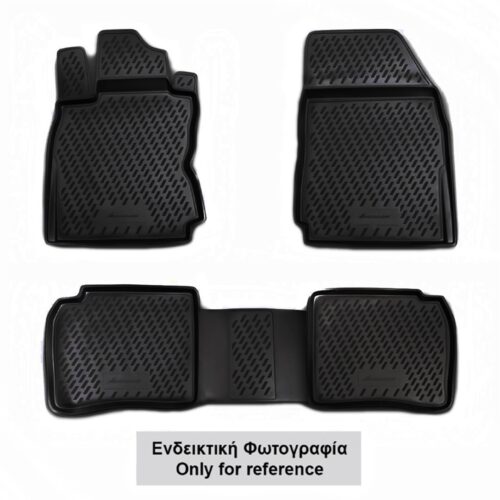 Novline ΜΑΡΚΕ ΠΑΤΑΚΙΑ ΣΕ ΣΚΑΦΗ TPE ΛΑΣΤΙΧΟ ΓΙΑ BMW X1 F48 5D 2015+  ΣΕ ΜΑΥΡΟ ΧΡΩΜΑ NOVLINE – 4 ΤΕΜ.