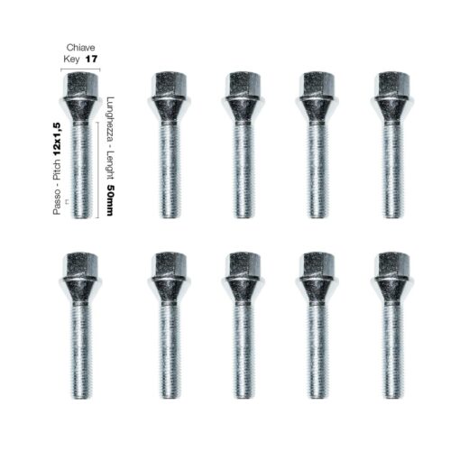 Simoni Racing ΜΠΟΥΛΟΝΙΑ ΚΩΝΙΚΑ 12χ1,5 50mm (17) 10ΤΕΜ.