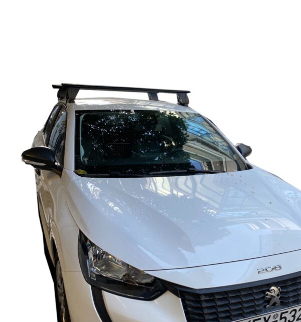 MENABO KIT ΜΕ ΜΠΑΡΕΣ ΟΡΟΦΗΣ ΓΙΑ PEUGEOT 208 II 5D 06/2019+ (12500/MB+DLKIT41G) ΑΛΟΥΜΙΝΙΟΥ DELTA BLACK MENABO? - 2 ΤΕΜ. - Image 2