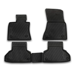 Novline ΜΑΡΚΕ ΠΑΤΑΚΙΑ ΣΕ ΣΚΑΦΗ TPE ΛΑΣΤΙΧΟ ΓΙΑ BMW X6 F16 2014+  (ΜΑΥΡΟ) - 4 ΤΕΜ.