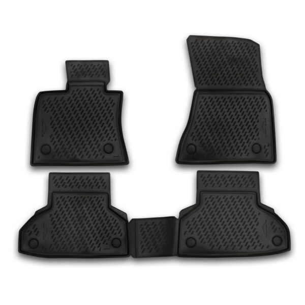 Novline ΜΑΡΚΕ ΠΑΤΑΚΙΑ ΣΕ ΣΚΑΦΗ TPE ΛΑΣΤΙΧΟ ΓΙΑ BMW X6 F16 2014+  (ΜΑΥΡΟ) - 4 ΤΕΜ.