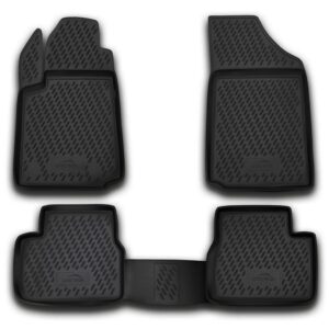 Novline ΜΑΡΚΕ ΠΑΤΑΚΙΑ ΣΕ ΣΚΑΦΗ TPE ΛΑΣΤΙΧΟ ΓΙΑ CITROEN C3 5D 2002-2009  ΣΕ ΜΑΥΡΟ ΧΡΩΜΑ NOVLINE - 4 ΤΕΜ.
