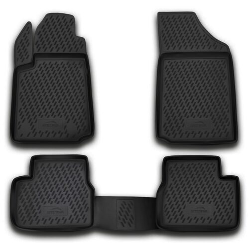 Novline ΜΑΡΚΕ ΠΑΤΑΚΙΑ ΣΕ ΣΚΑΦΗ TPE ΛΑΣΤΙΧΟ ΓΙΑ CITROEN C3 5D 2002-2009  ΣΕ ΜΑΥΡΟ ΧΡΩΜΑ NOVLINE – 4 ΤΕΜ.