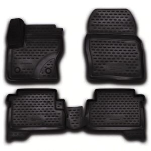 Novline ΜΑΡΚΕ ΠΑΤΑΚΙΑ ΣΕ ΣΚΑΦΗ TPE ΛΑΣΤΙΧΟ ΓΙΑ FORD KUGA 5D 2013-2019  ΣΕ ΜΑΥΡΟ ΧΡΩΜΑ NOVLINE - 4 ΤΕΜ.