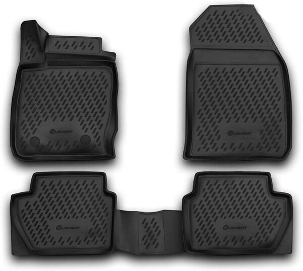 Novline ΜΑΡΚΕ ΠΑΤΑΚΙΑ ΣΕ ΣΚΑΦΗ TPE ΛΑΣΤΙΧΟ ΓΙΑ FORD ECOSPORT 03/2014+  ΣΕ ΜΑΥΡΟ ΧΡΩΜΑ NOVLINE - 4 ΤΕΜ.
