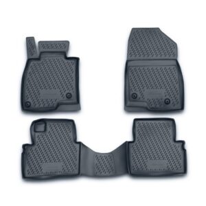 Novline ΜΑΡΚΕ ΠΑΤΑΚΙΑ ΣΕ ΣΚΑΦΗ TPE ΛΑΣΤΙΧΟ ΓΙΑ MAZDA 3 5D 01/2014-2019  ΣΕ ΑΝΘΡΑΚΙ ΣΚΟΥΡΟ ΓΚΡΙ ΧΡΩΜΑ NOVLINE - 4 ΤΕΜ.