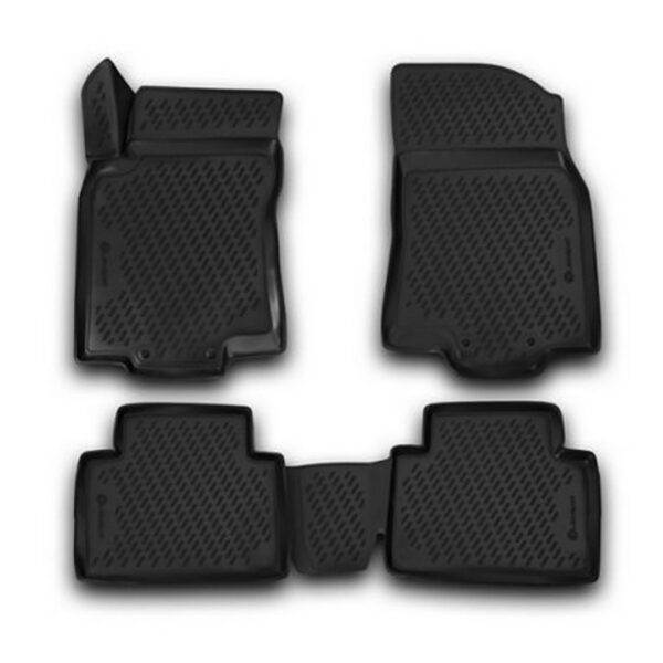 Novline ΜΑΡΚΕ ΠΑΤΑΚΙΑ ΣΕ ΣΚΑΦΗ TPE ΛΑΣΤΙΧΟ ΓΙΑ NISSAN X-TRAIL 5D 2013-2020  ΣΕ ΜΑΥΡΟ ΧΡΩΜΑ NOVLINE - 4 ΤΕΜ.