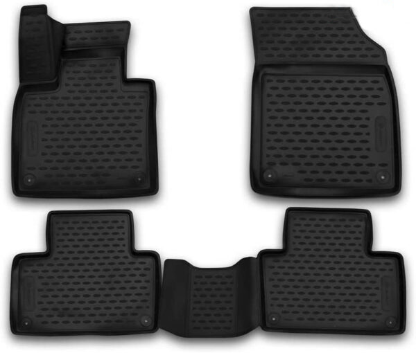 Novline ΜΑΡΚΕ ΠΑΤΑΚΙΑ ΣΕ ΣΚΑΦΗ TPE ΛΑΣΤΙΧΟ ΓΙΑ VOLVO XC90 07/2015+  ΣΕ ΜΑΥΡΟ ΧΡΩΜΑ NOVLINE - 4 ΤΕΜ.