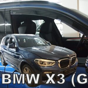 Heko ΑΝΕΜΟΘΡΑΥΣΤΕΣ ΓΙΑ BMW X3 G01 5D 2017-2021 ΖΕΥΓΑΡΙ ΑΠΟ ΕΥΚΑΜΠΤΟ ΦΙΜΕ ΠΛΑΣΤΙΚΟ HEKO - 2 ΤΕΜ.