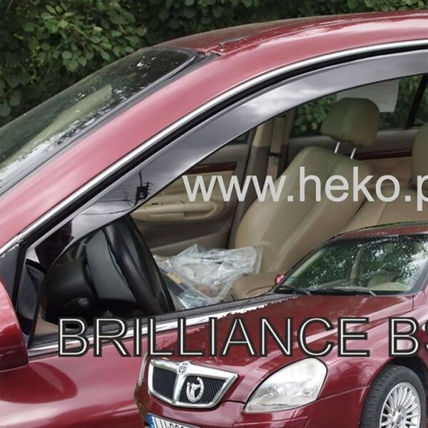 Heko ΑΝΕΜΟΘΡΑΥΣΤΕΣ ΓΙΑ BRILLIANCE BS6 4D 2000-2010 ΖΕΥΓΑΡΙ ΑΠΟ ΕΥΚΑΜΠΤΟ ΦΙΜΕ ΠΛΑΣΤΙΚΟ HEKO - 2 ΤΕΜ.