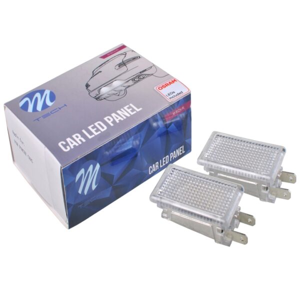 M-Tech BMW ΠΛΑΦΟΝΙΕΡΕΣ LED ΓΙΑ ΠΟΡΤ ΜΠΑΓΚΑΖ M-TECH - 2 ΤΕΜ. - Image 2