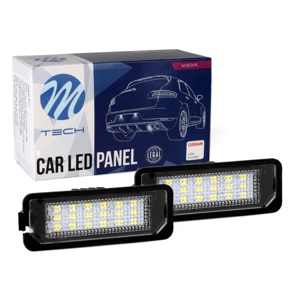 M-Tech ΦΩΤΑ ΠΙΝΑΚΙΔΑΣ LED VW / SEAT / PORSCHE MTECH - 2 ΤΜΧ. - Image 2