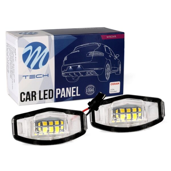 M-Tech ΦΩΤΑ ΠΙΝΑΚΙΔΑΣ LED HONDA / ACCURA MTECH - 2 ΤΜΧ. - Image 2