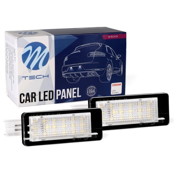 M-Tech ΦΩΤΑ ΠΙΝΑΚΙΔΑΣ LED DACIA / RENAULT MTECH - 2 ΤΜΧ. - Image 2