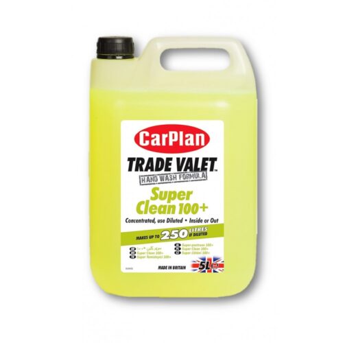 CarPlan ΥΓΡΟ ΓΕΝΙΚΟΥ ΚΑΘΑΡΙΣΜΟΥ (ΜΕΤΑΛΛΟ/ΠΛΑΣΤΙΚΟ/ΛΑΣΤΙΧΟ/ΞΥΛΟ) ΣΥΜΠΥΚΝΩΜΕΝΟ CARPLAN TRADE VALET SUPER CLEAN 100+ 5LT