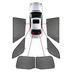 CarShades ΚΟΥΡΤΙΝΑΚΙΑ ΜΑΡΚΕ CAR SHADES ΓΙΑ MINI COUNTRYMAN 5D 2016+ - 6 ΤΕΜ.