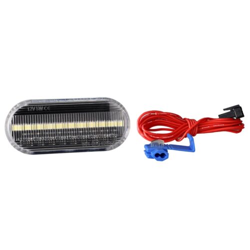 M-Tech VW GOLF 3+4 /POLO 6N/9N/PASSAT 96>/T5/SHARAN 18LED (2χ9) SMD 2 ΧΡΗΣΕΩΝ ΠΛΑΙΝΑ ΦΛΑΣ ΦΤΕΡΟΥ ΔΙΑΦΑΝΑ