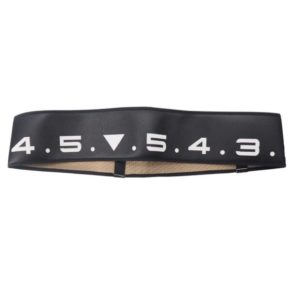 Simoni Racing ΚΑΛΥΜΜΑ ΤΙΜΟΝΙΟΥ SOFT BLACK CLOCK (ΑΡΙΘΜΟΙ) ΟΙΚΟΛΟΓΙΚΟ ΔΕΡΜΑ 37>39cm/ 9cm SIMONI RACING - 1 TEM.