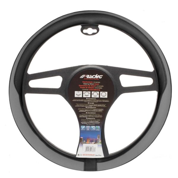 Simoni Racing ΚΑΛΥΜΜΑ ΤΙΜΟΝΙΟΥ TIDY ΜΑΥΡΟ/ΓΚΡΙ 37-39cm