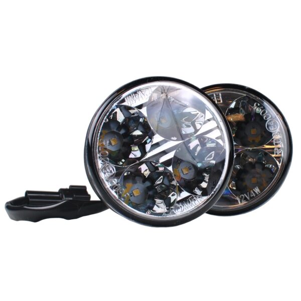 M-Tech DRL 225se 12V OSRAM ΠΡΟΣΘΕΤΟ DAYTIME ΔΙΕΘΝΗ OSRAM ΜΕ 2x4HP LED ΣΤΡΟΓΓΥΛΟ 70x36mm 2ΤΕΜ. M-TECH - Image 3