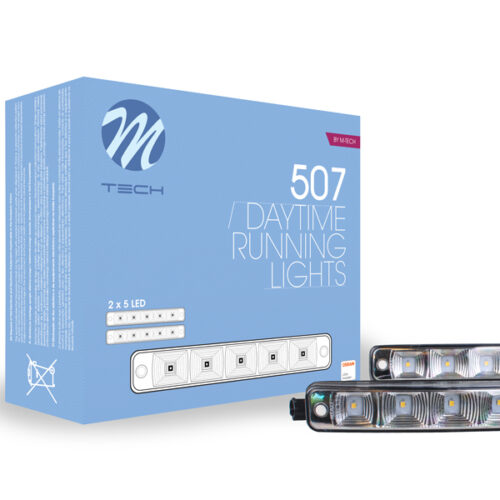 M-Tech ΠΡΟΣΘΕΤΟ DAYTIME DRL LD507SE 12V – OSRAM – ΔΙΕΘΝΕΣ ΜΕ 5HP LED – 190 Χ 43 Χ 32mm – 2 ΤΕΜ. M-TECH
